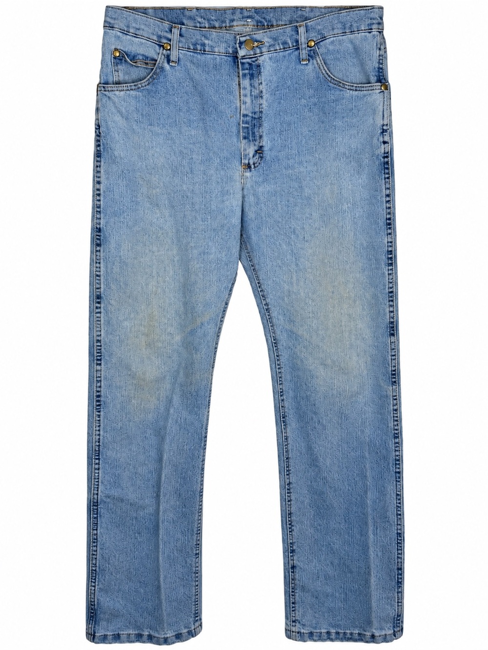 Wrangler Jeans 36x36 Relaxed Fit Straight Leg Stretch Blue Denim Men’s